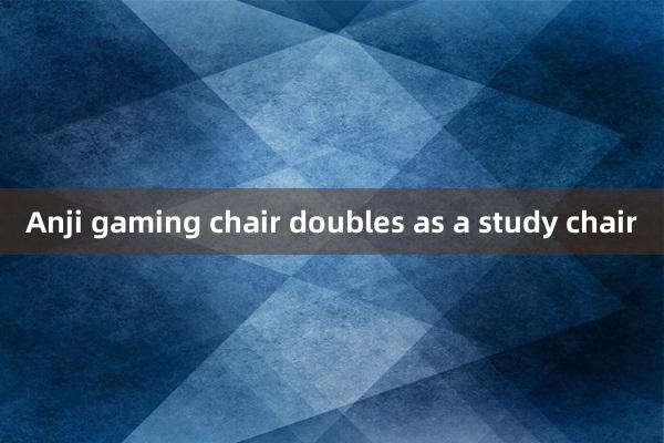 Anji gaming chair doubles as a study chair